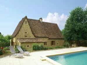 Luxe vakantiehuis nabij Domme met een privézwembad - Sint Martial de Nabirat - image1