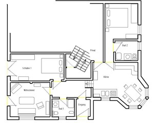 Appartement de vacances Pfronten Plan d'étage 22