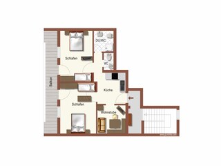 Appartamento per vacanze Hippach Pianta del piano 27