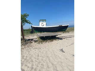 Boot auf der Düne