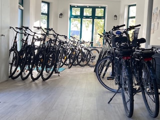 Fahrradverleih mit großer Auswahl nebenan!