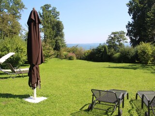 Garden with sea view