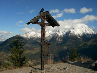 On the top of the mountain