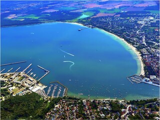 Eckernförder Bucht an der Ostsee