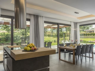 kitchen and dining room