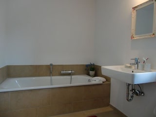 Eine Badewanne zum Entspannen