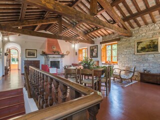 Casale San Francesco - indoor areas of the upper floor