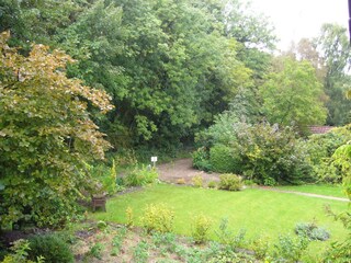 Garten mit Stellplätzen
