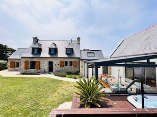 Villa Ty Arvorig 5* Jacuzzi Wintergarten SPA Anbau