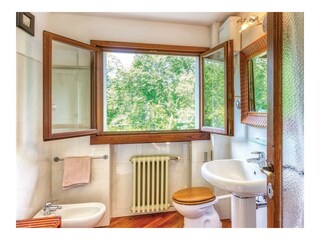 Bathroom with shower - sleeping area