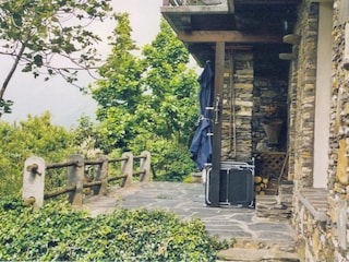 Terrasse der Ferienwohnung