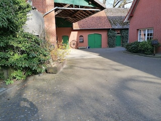 Blick auf den Hof