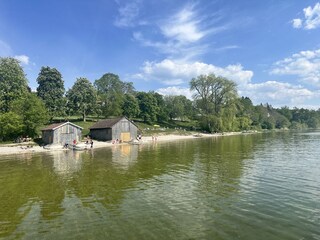 Bathing area on Lake Ammersee