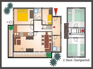 Apartamento Kaltenbach Plano de planta 40