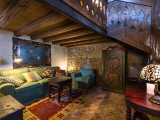 Sitting area. Sitzbereich