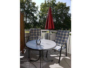 Überdachter Südbalkon